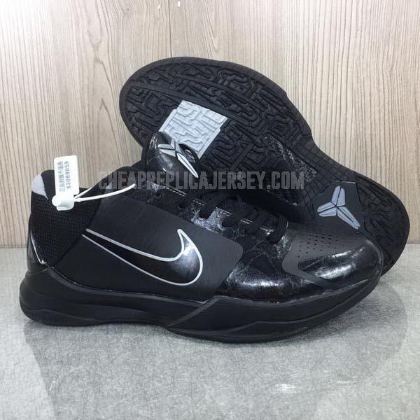 bkt1733 men's black zoom kobe v 5 nike basketball shoes