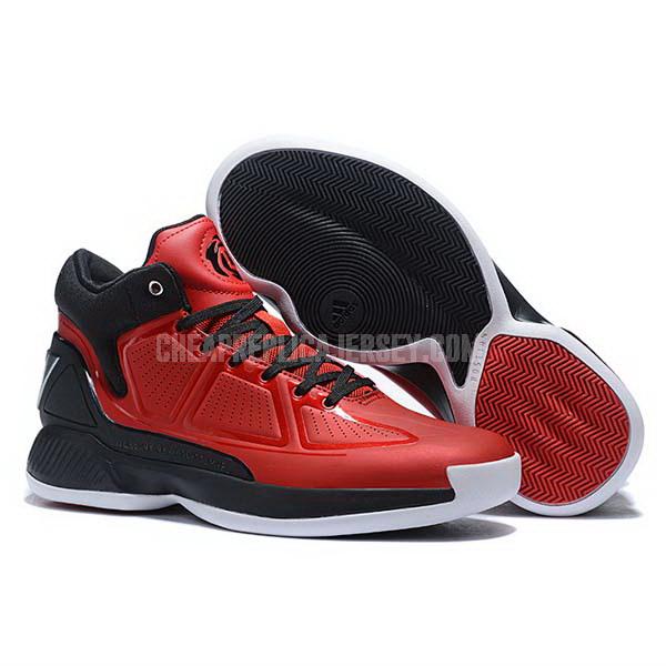 bkt1784 men's red d rose 10 adidas basketball shoes