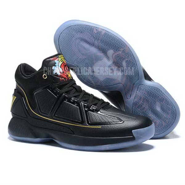 bkt1789 men's black d rose 10 adidas basketball shoes