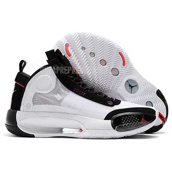 bkt179 men's white xxxiv 34 air jordan basketball shoes