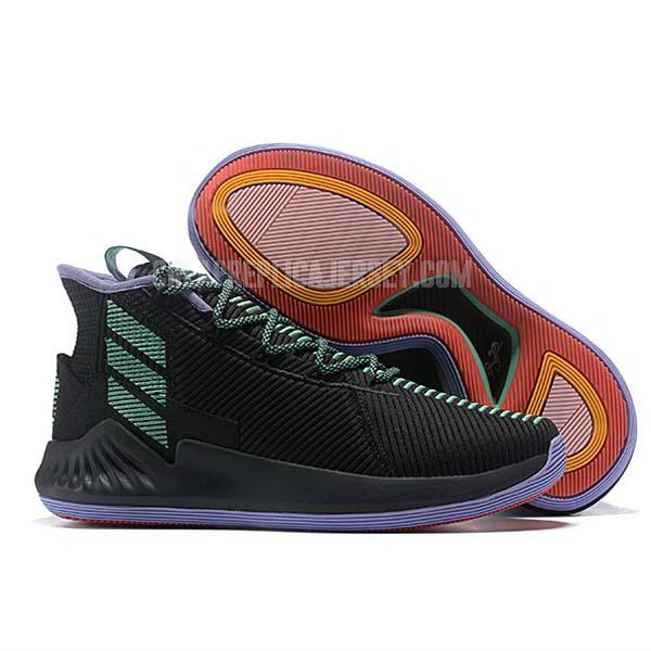 bkt1806 men's black d rose 9 adidas basketball shoes