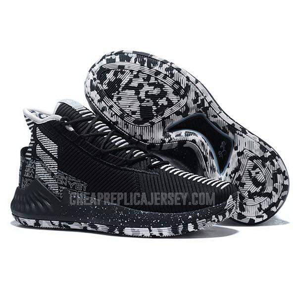bkt1809 men's black d rose 9 adidas basketball shoes