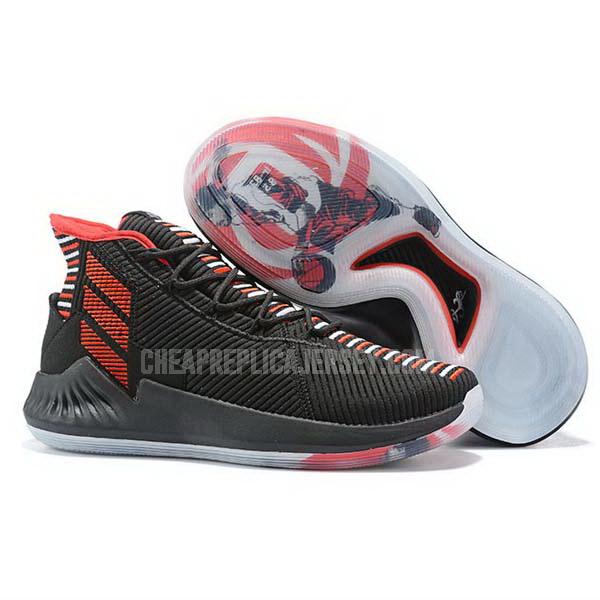 bkt1810 men's black d rose 9 adidas basketball shoes