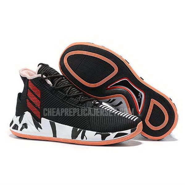 bkt1811 men's black d rose 9 adidas basketball shoes