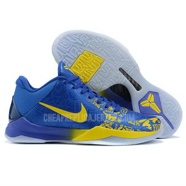 bkt1813 men's blue zoom kobe v 5 nike basketball shoes