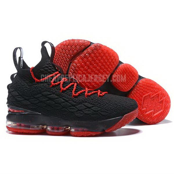 bkt1867 men's black lebron 15 nike basketball shoes