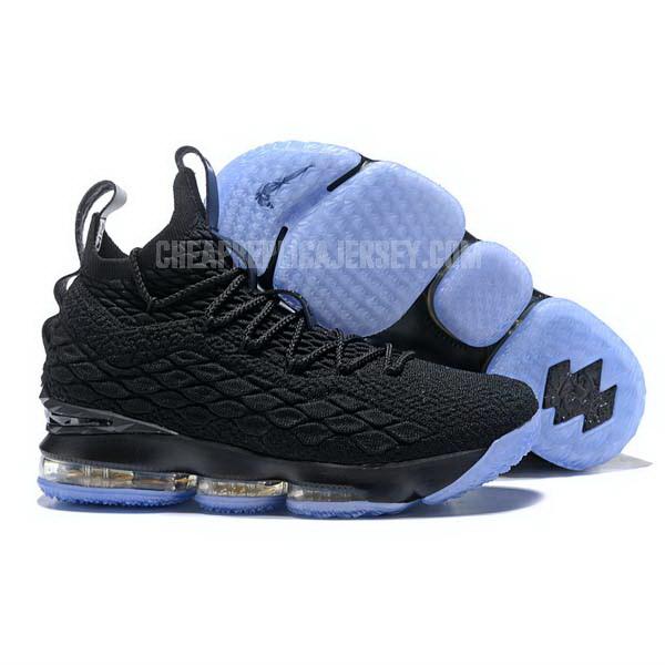 bkt1868 men's black lebron 15 nike basketball shoes