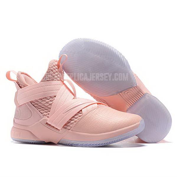 bkt1886 men's pink lebron soldier 12 nike basketball shoes