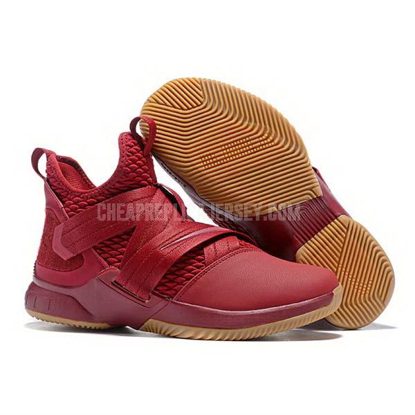bkt1887 men's red lebron soldier 12 nike basketball shoes