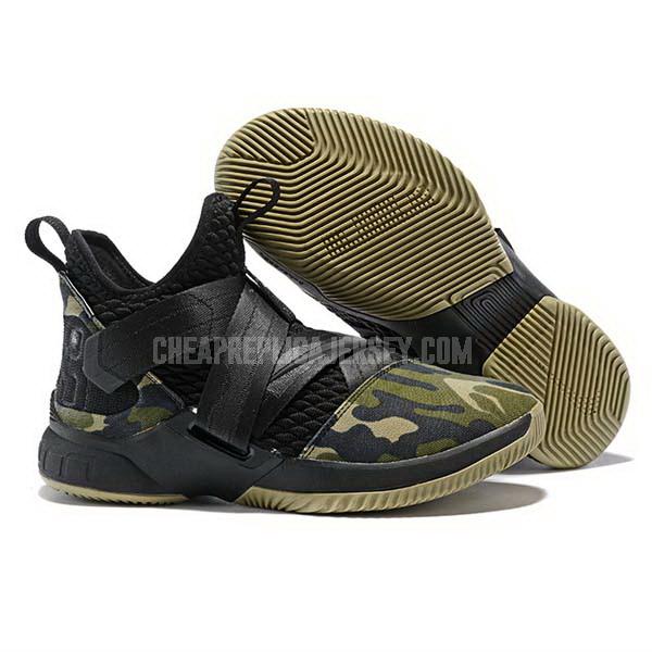 bkt1888 men's green lebron soldier 12 nike basketball shoes