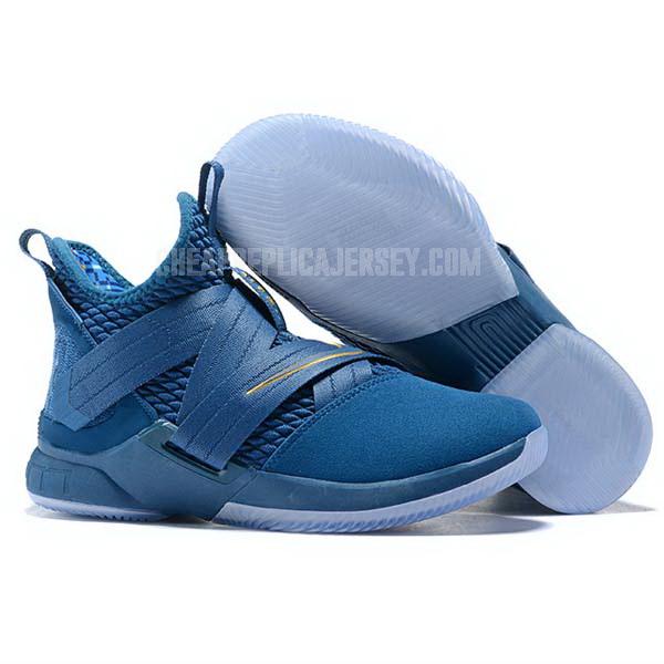 bkt1890 men's blue lebron soldier 12 nike basketball shoes