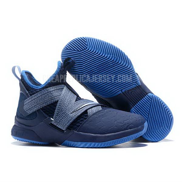 bkt1891 men's blue lebron soldier 12 nike basketball shoes
