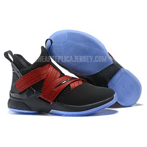 bkt1894 men's black lebron soldier 12 nike basketball shoes