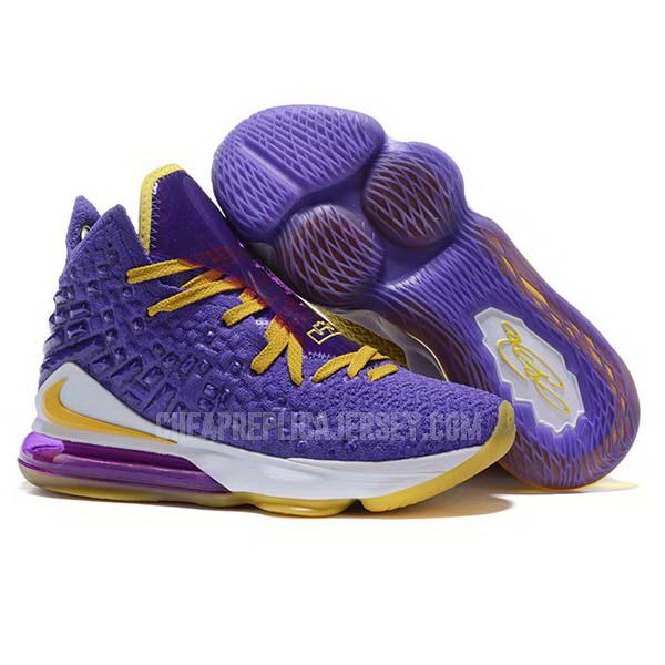 bkt1943 men's purple lebron 17 nike basketball shoes