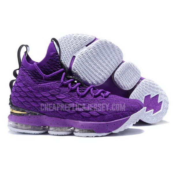 bkt2022 men's purple lebron 15 nike basketball shoes