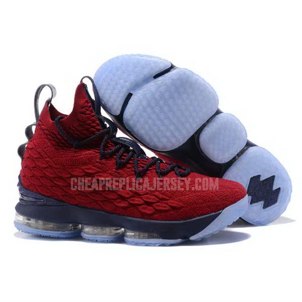 bkt2027 men's red lebron 15 nike basketball shoes