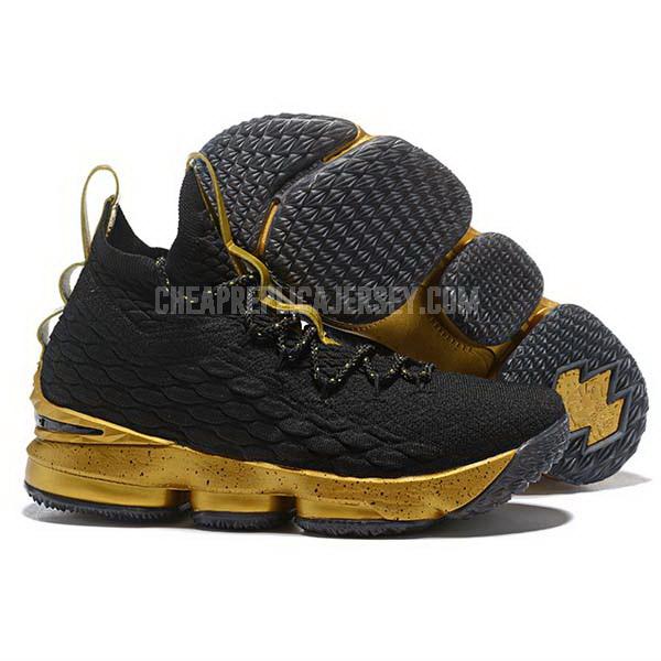 bkt2037 men's black lebron 15 nike basketball shoes