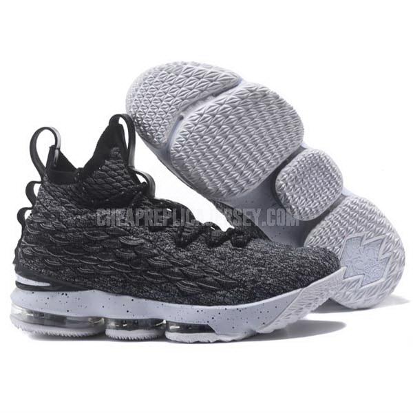 bkt2043 men's black lebron 15 nike basketball shoes
