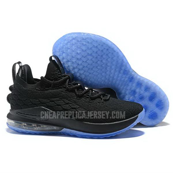 bkt2054 men's black lebron 15 low nike basketball shoes