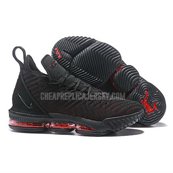 bkt2076 men's black lebron 16 nike basketball shoes