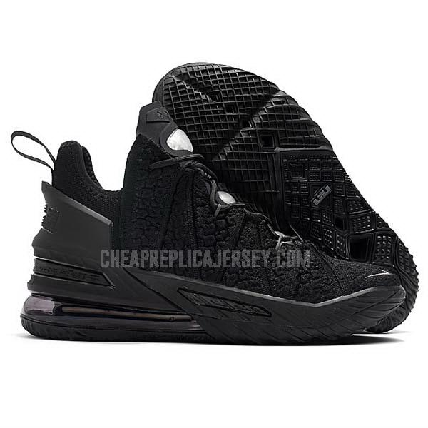 bkt2087 men's black lebron 18 nike basketball shoes