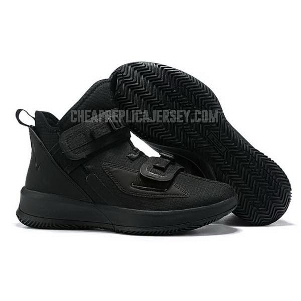 bkt2128 men's black lebron soldier 13 nike basketball shoes