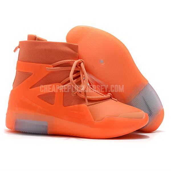 bkt2155 men's orange air fear of god 1 nike basketball shoes