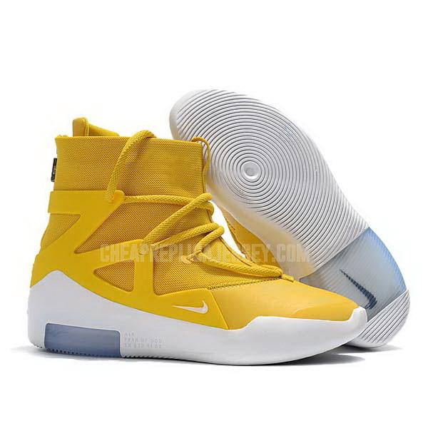 bkt2160 men's yellow air fear of god 1 nike basketball shoes