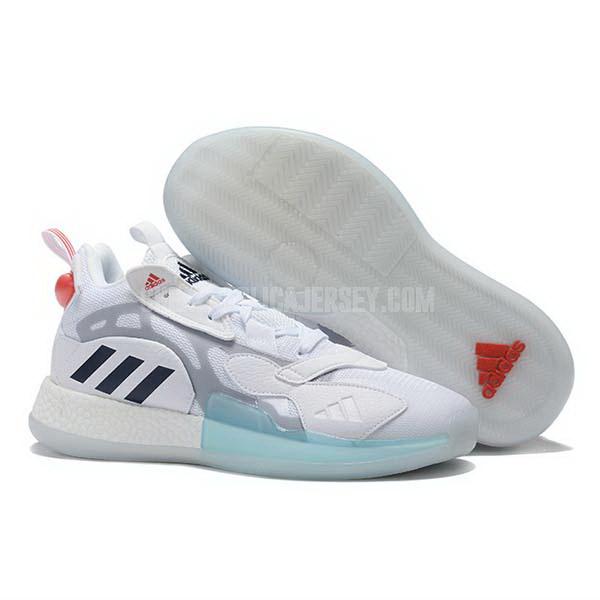 bkt2171 men's white adidas basketball shoes