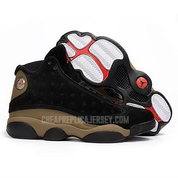 bkt218 men's black xiii 13 air jordan basketball shoes