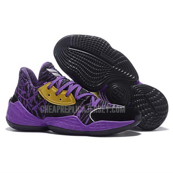 bkt2194 men's purple harden vol 4 adidas basketball shoes