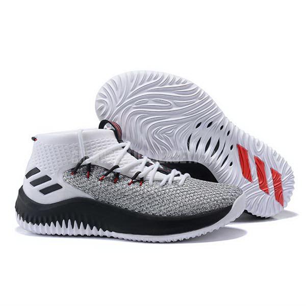 bkt2209 men's grey dame 4 adidas basketball shoes
