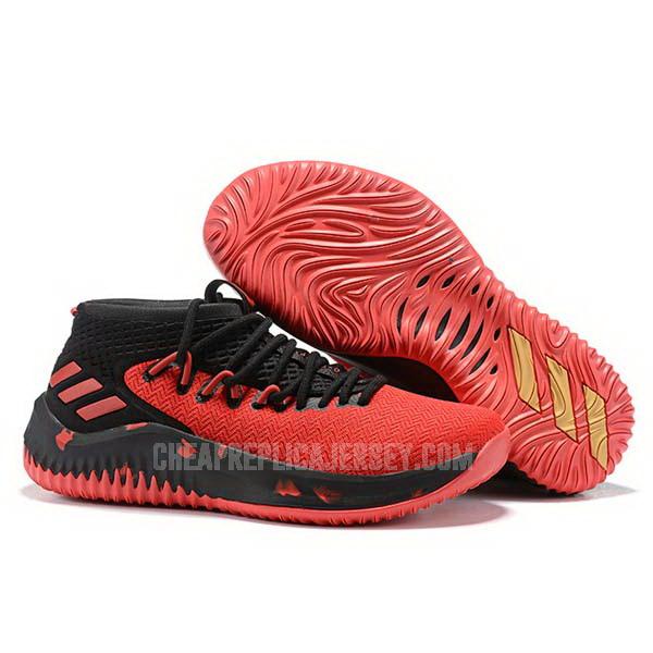 bkt2214 men's red dame 4 adidas basketball shoes