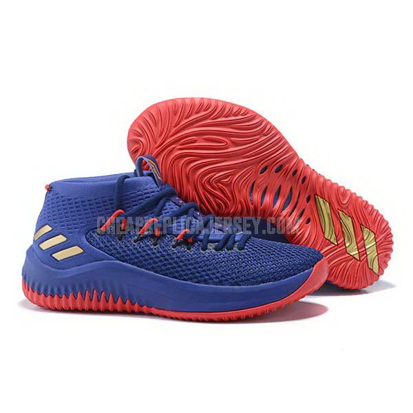 bkt2219 men's blue dame 4 adidas basketball shoes