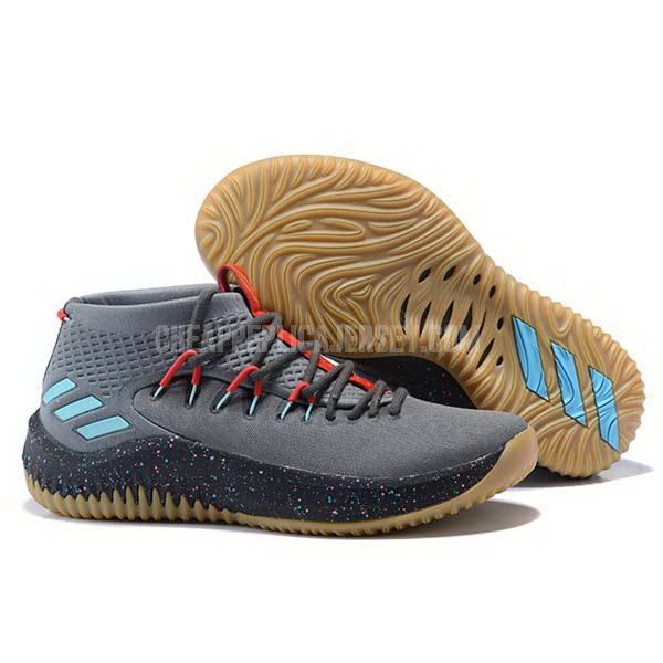 bkt2226 men's black dame 4 adidas basketball shoes
