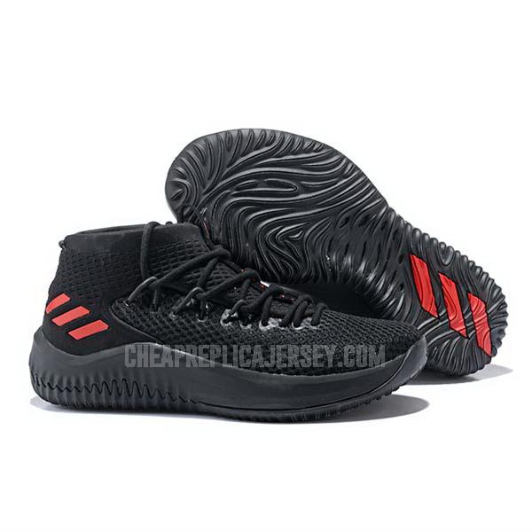bkt2229 men's black dame 4 adidas basketball shoes