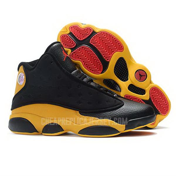 bkt223 men's black xiii 13 air jordan basketball shoes