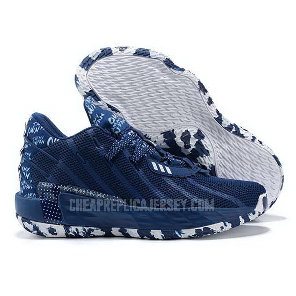 bkt2240 men's blue dame 7 adidas basketball shoes