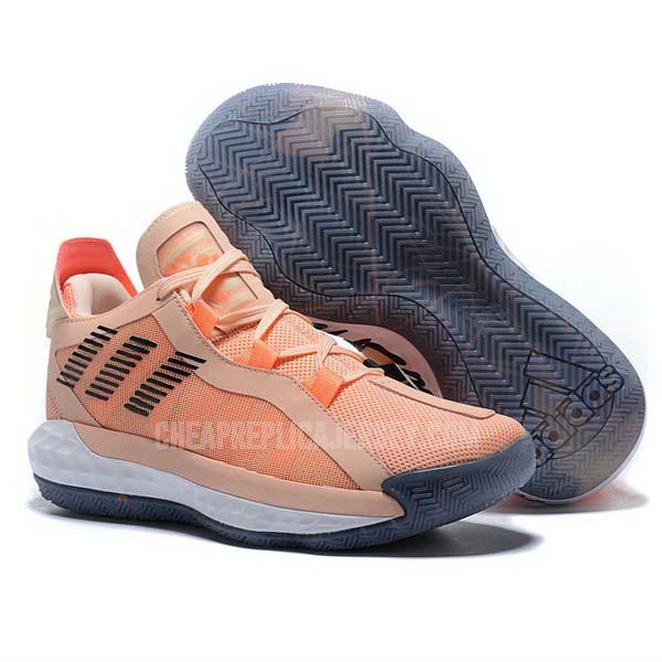 bkt2257 men's pink dame 6 adidas basketball shoes