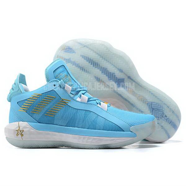 bkt2261 men's blue dame 6 adidas basketball shoes