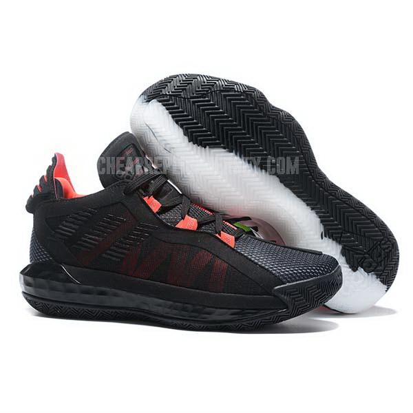 bkt2272 men's black dame 6 adidas basketball shoes