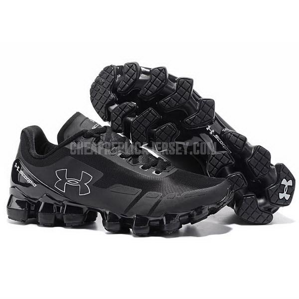 bkt2281 men's black scorpio under armour basketball shoes
