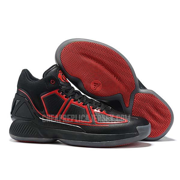 bkt2338 men's black d rose 10 adidas basketball shoes