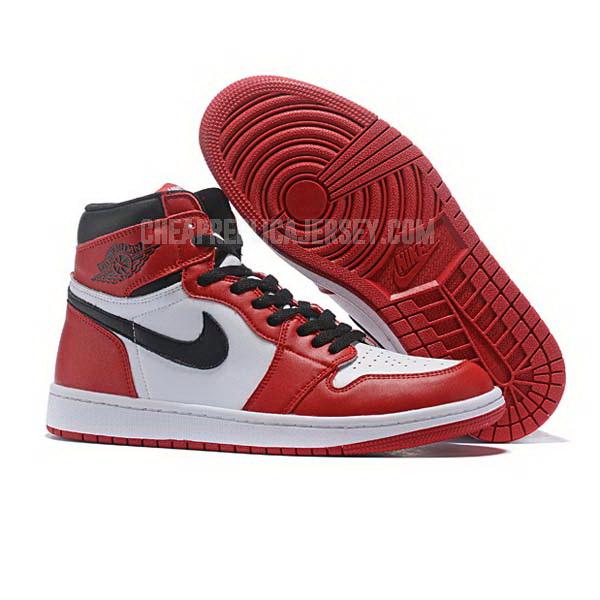 bkt233 men's red i high air jordan basketball shoes