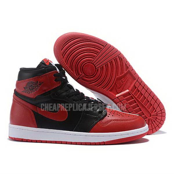 bkt234 men's red i high air jordan basketball shoes