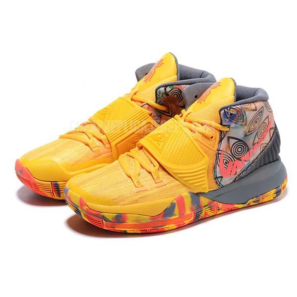 bkt2351 men's yellow kyrie 6 ouvjms basketball shoes