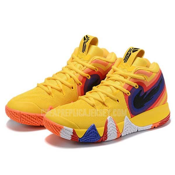 bkt2356 men's yellow kyrie 4 ouvjms basketball shoes
