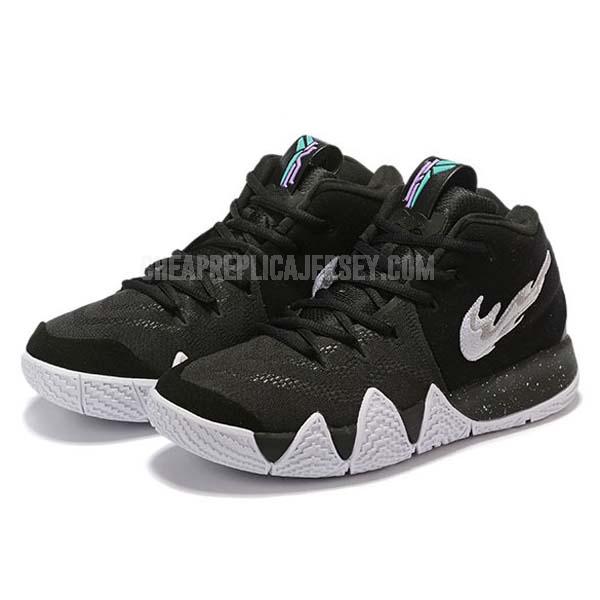 bkt2357 men's black kyrie 4 ouvjms basketball shoes