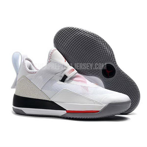 bkt272 men's white xxxiii 33 low air jordan basketball shoes