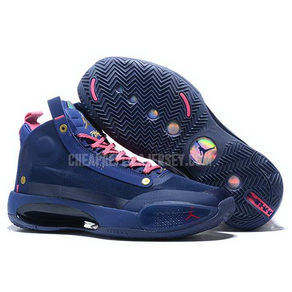 bkt298 men's blue xxxiv 34 air jordan basketball shoes